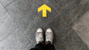 start of a customer journey